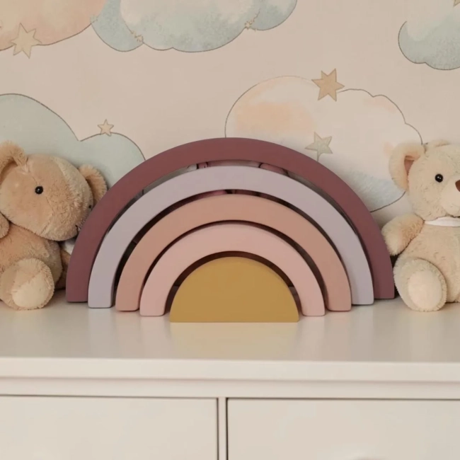 Arco iris de mdf decorativo/ Enfeite de festa, decoração pra quarto de bebe.