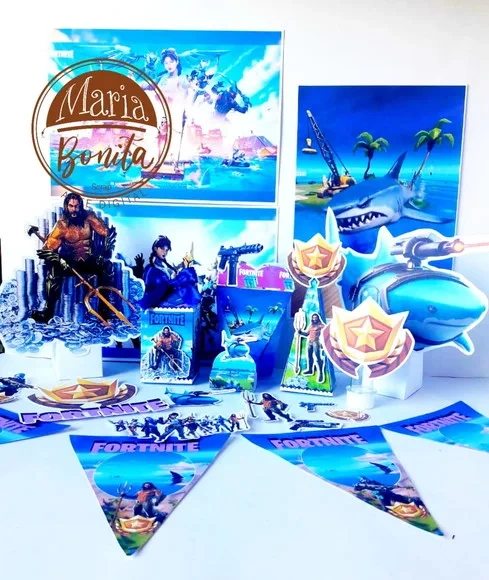 Kit 30 Lembrancinhas Fortnite