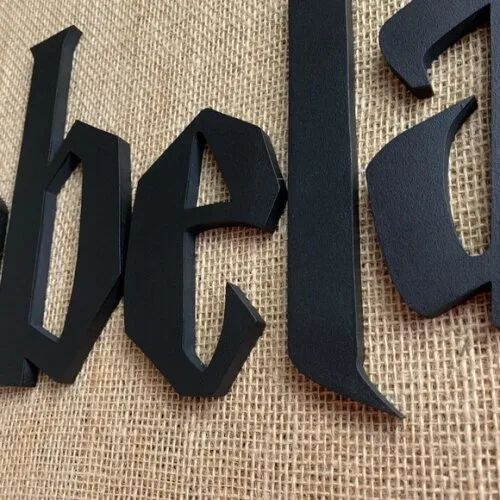 Harry Potter Letras Decorativas de Parede