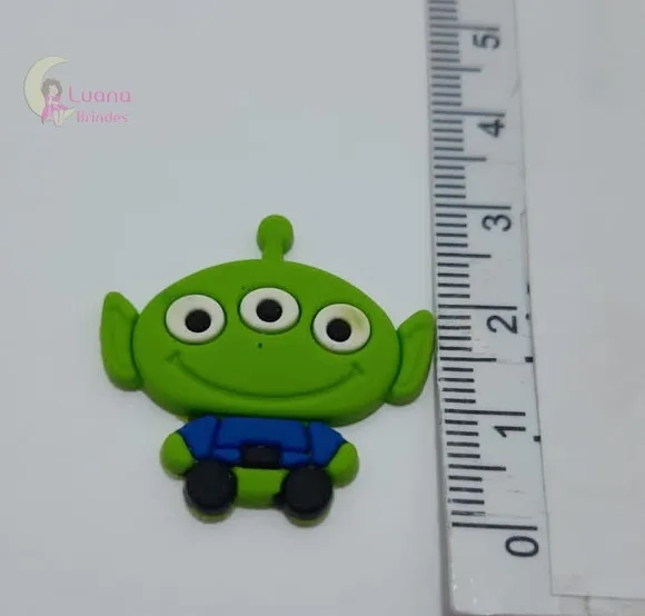 Apliques Personagens Toy Story de borracha - pct c/6 unid