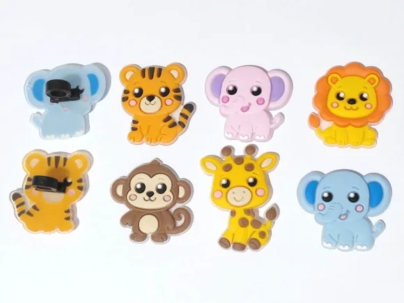 Lápis C/ponteira Safari Baby Emborrachado Pacote C/6 Unidade