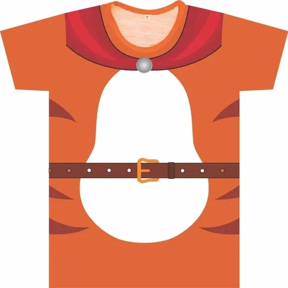 Camiseta Infantil Tema Gato Aventureiro com Capa e Cinto – Fantasia Divertida para Meninos