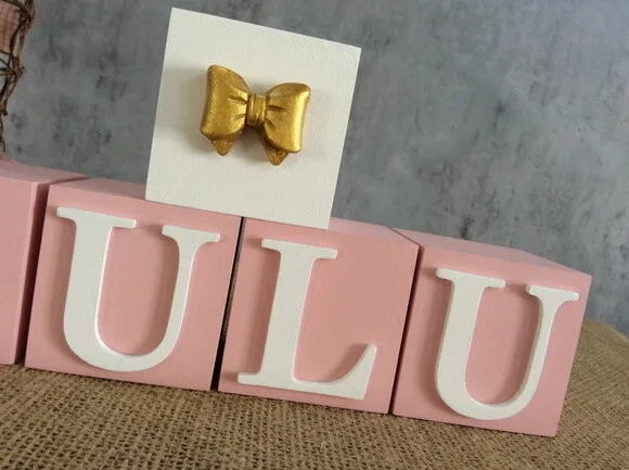Cubos Personalizados com nome Decoração Bebê e Infantil