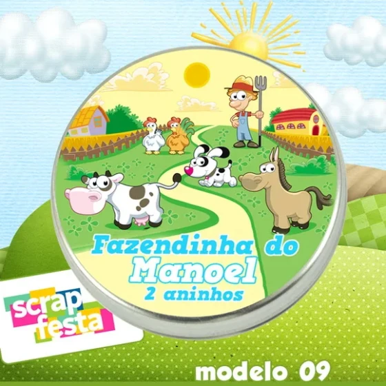 Latinhas Personalizadas Festa Fazendinha