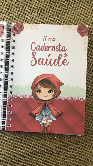 Caderneta de Saúde Personalizada - Chapeuzinho Vermelho