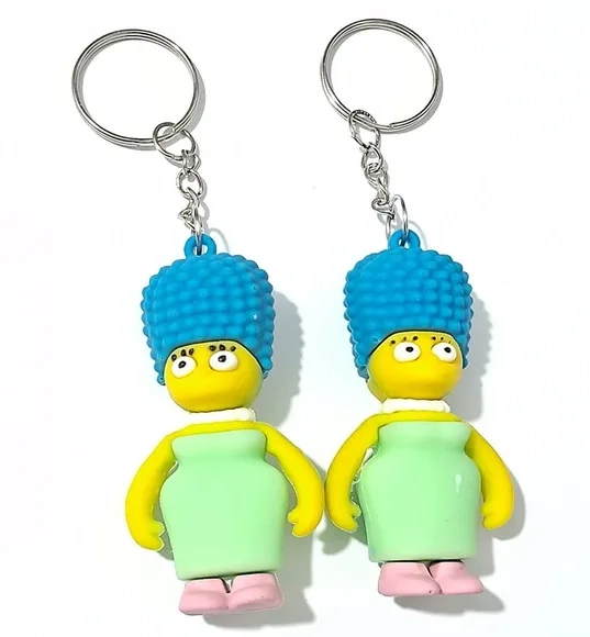 Chaveiro Marge Simpson Emborrachado Pacote com 2 Unidades
