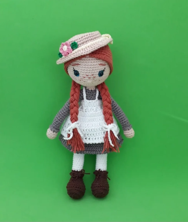 Boneca Anne with an E amigurumi