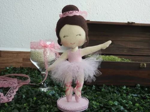 Bailarina em Feltro