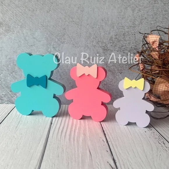 Ursos Trio Decoração Bebê
