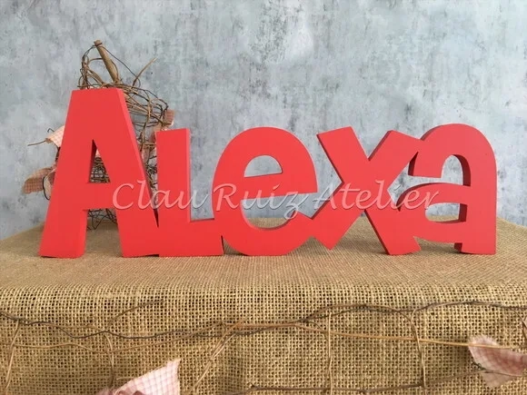 Letras de MDF -Nomes Linha CH