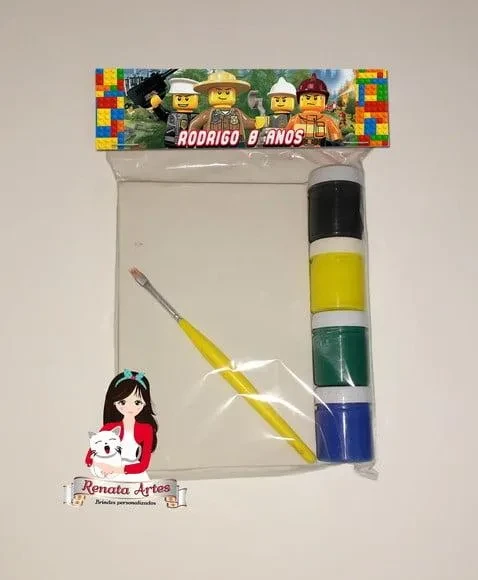 Kit Pintura Personalizado Lego Movie