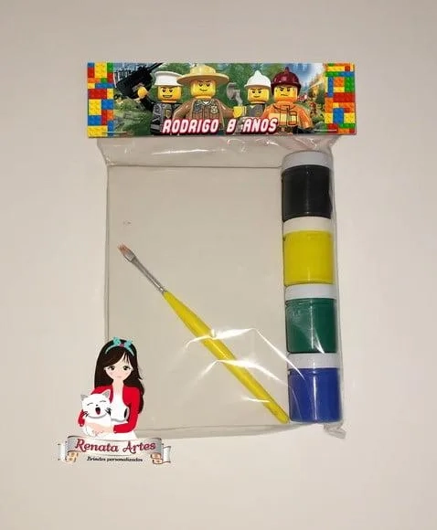 Kit Pintura Personalizado Lego Movie