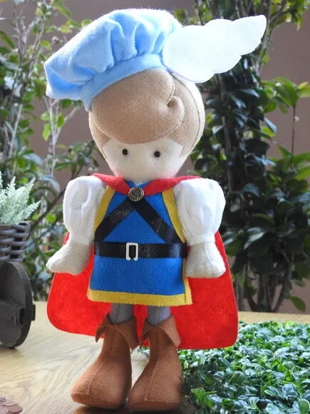 Príncipe da Branca de Neve 3d em Feltro - Chamar Chat