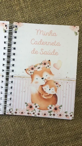 Caderneta de Saúde / Vacinação Personalizada -raposinhas