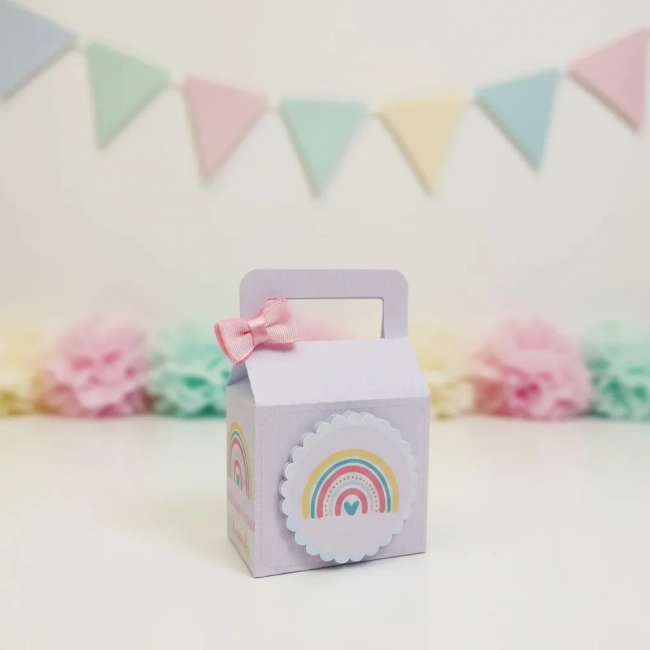 Kit 60 Lembrancinhas arco Iris Boho