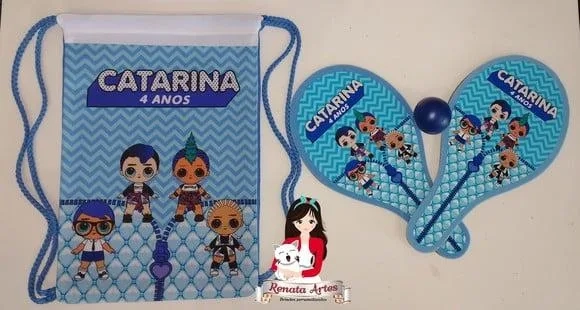 Mochila Ping Pong Tema Lol para Meninos