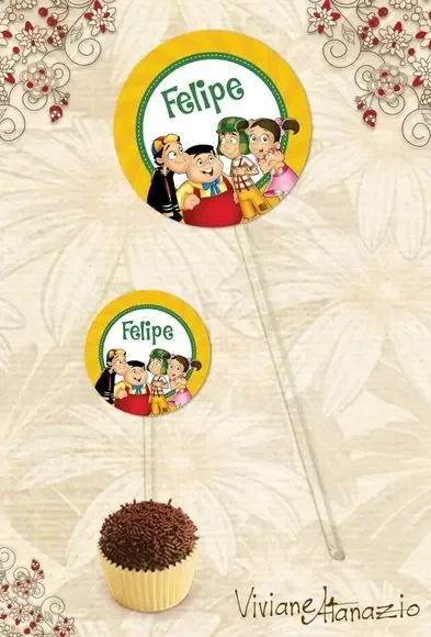 Topper Turma do Chaves - 00290