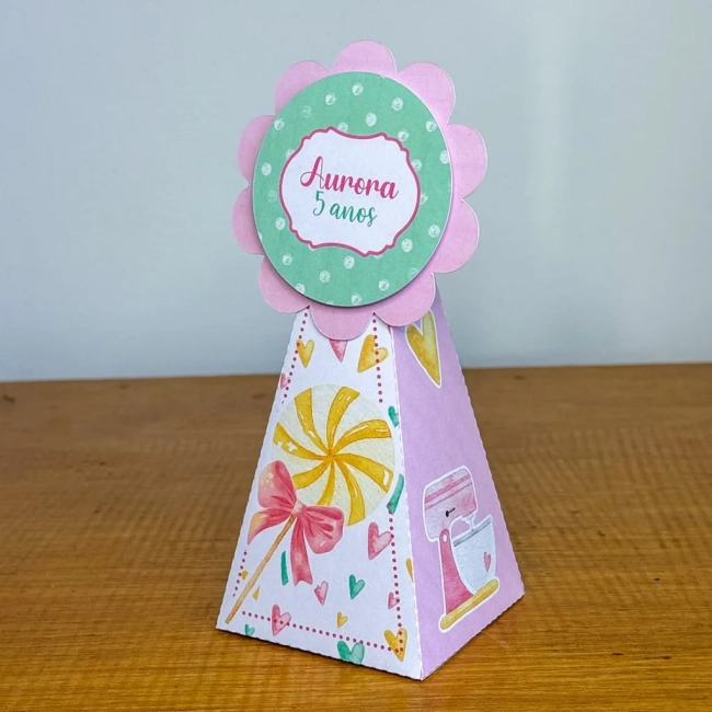PEGUE E MONTE - Kit Festa CONFEITARIA - Decoração de Festa | Lembrancinhas | Aniversário | Personalizados