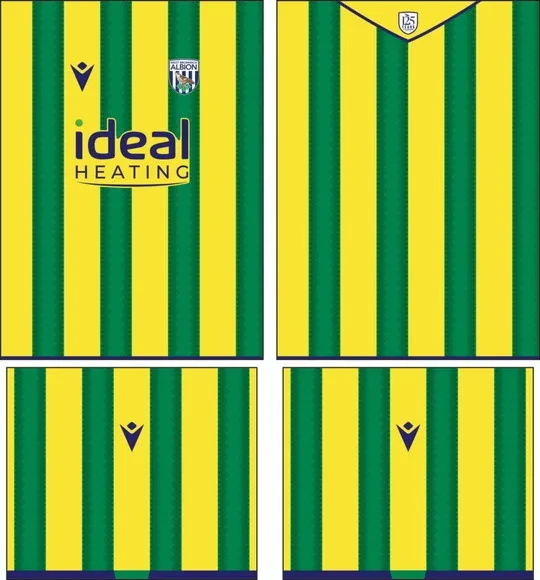 Arte Vetor Camisa Wb Albion Visita 2025-2026