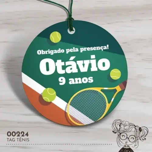 Tag Redonda Tênis - 00224