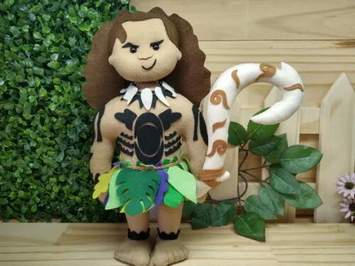 Maui em Feltro -Moana