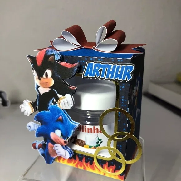 Caixa com Pote para Nutella Sonic