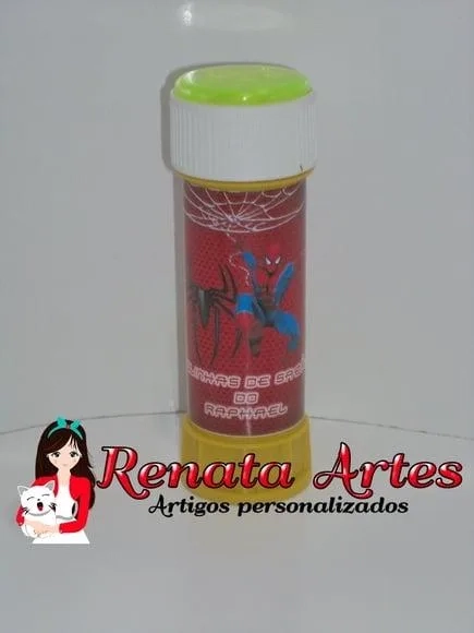Bolinha de Sabão Homem Aranha