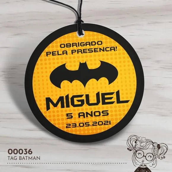 Tag Redonda Batman - 00036