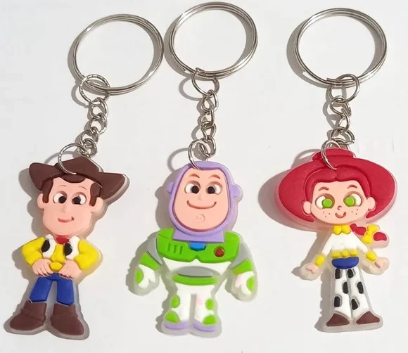 Chaveiro Toy Story Emborrachado - 6 Unidades