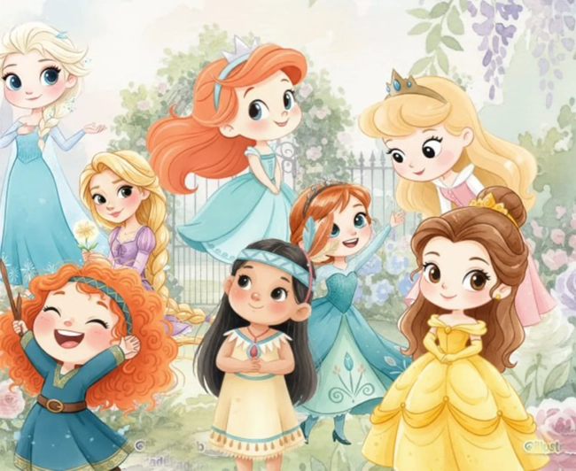 KIT DIGITAL PRINCESAS BABY 10