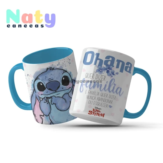 Caneca Personalizada Ohana