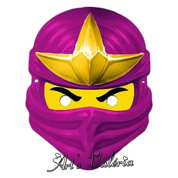 Máscara Lego Ninjago - Valor Unitário