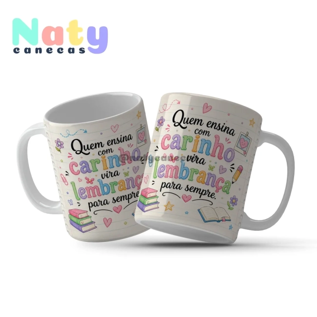 Canecas para o Dia dos Professores  Um presente cheio de carinho