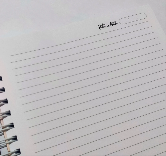 Caderno A4 - 21x29,7 cm - Personalizado