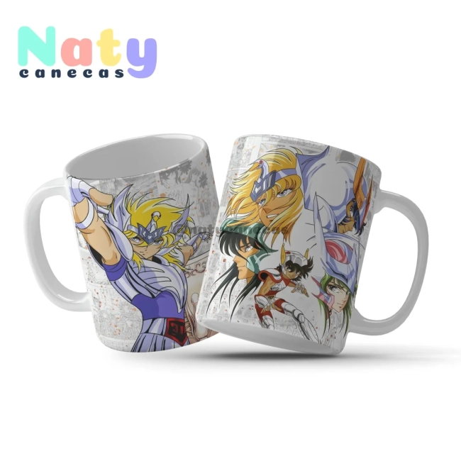 Caneca Personalizada  Cavaleiros do Zodíaco