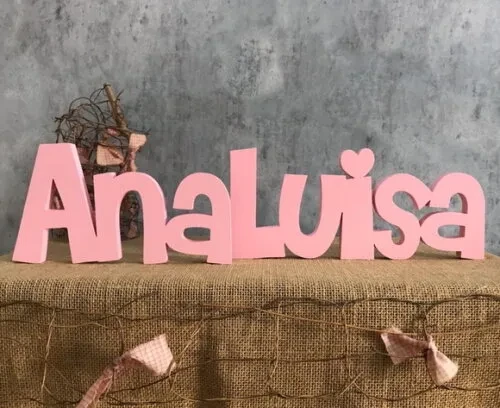 Letras Decorativas em MDF Linha CH