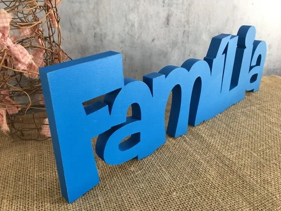 LETRAS DE MDF - FAMÍLIA