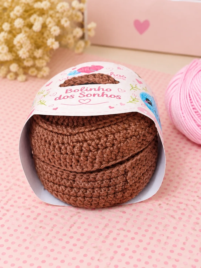 Dumpling Squish Amigurumi em Crochê | Com ou Sem Cesto