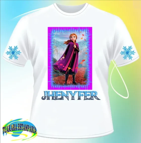 Camiseta Frozen 2 - Anna