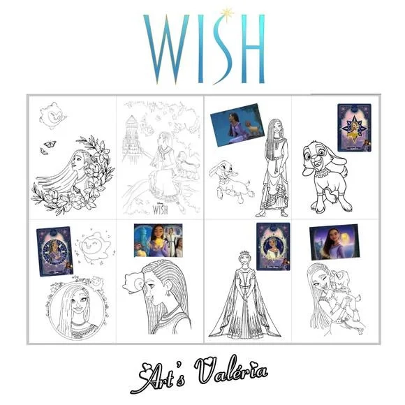 Álbum de Figurinhas Wish: o Poder dos Desejos com Giz