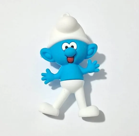 Pigente Smurf Emborrachado Pacote com 2 Unidades