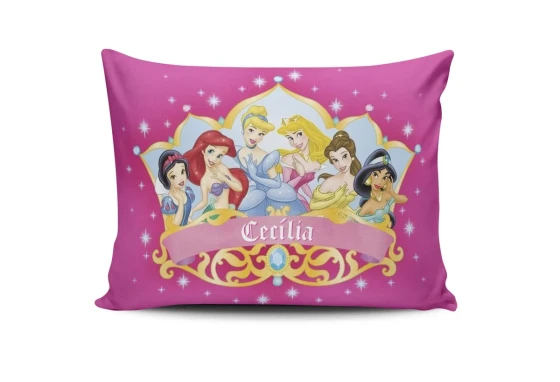 Almofadinha personalizada princesas