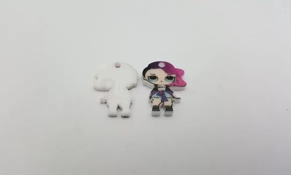 Pingente LOL Rocker em Acrílico UV de 2cm