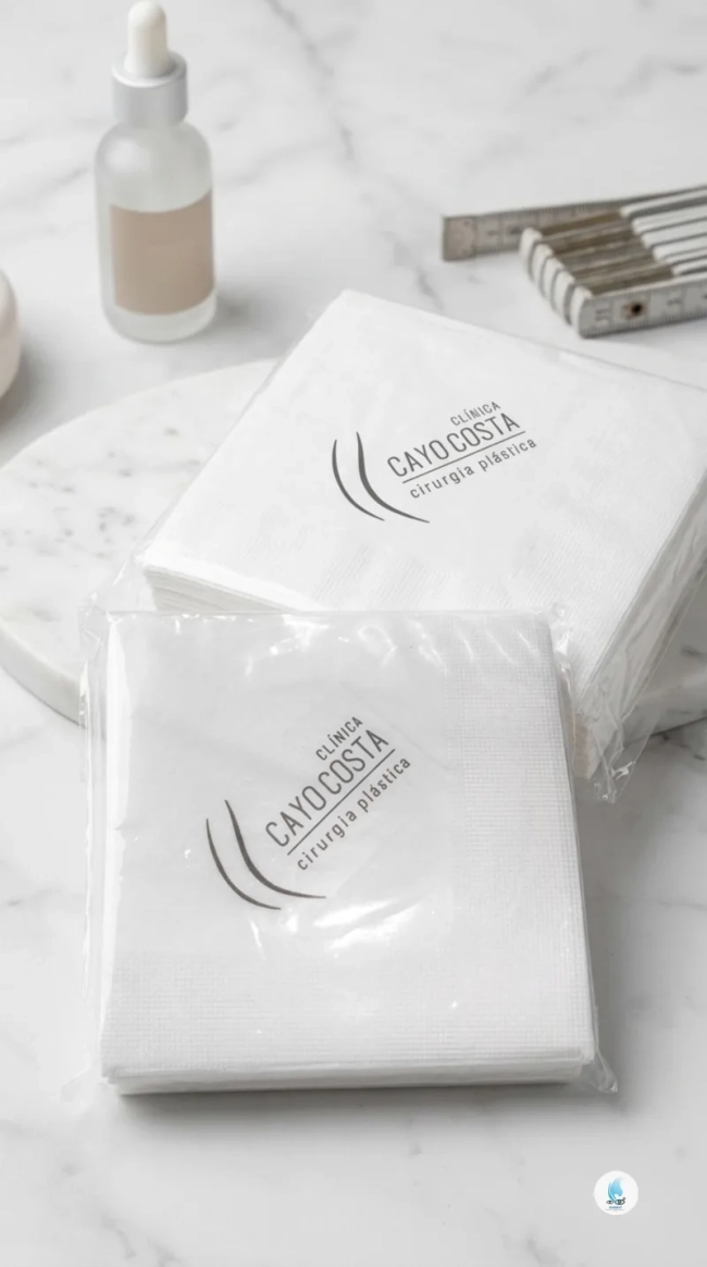 Guardanapo de Papel Coquetel Personalizado com sua Arte