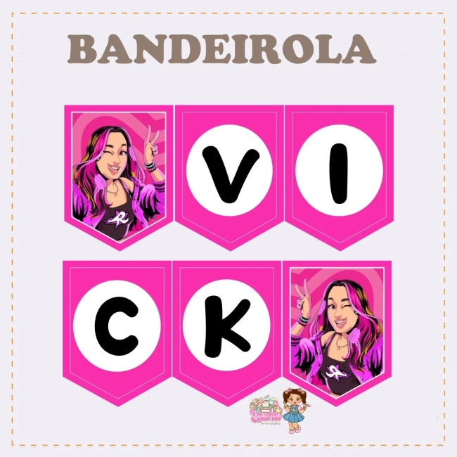 Kit Festa Só Um Bolinho EMELLY VICK - Decoração de Festa