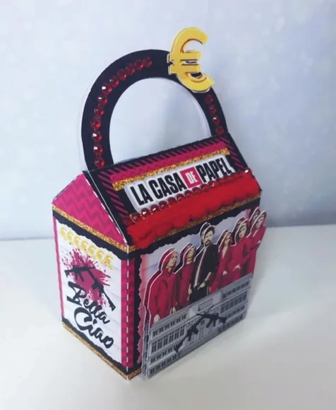 Kit 60 Lembrancinhas La Casa de Papel