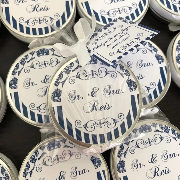 Lembrança para Casamento Vela Aromática