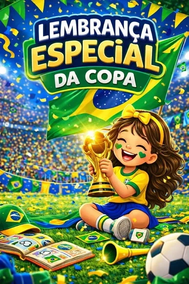 Album de Figurinhas Personalizados Copa do Mundo