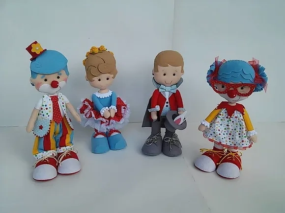 Circo - Personagem em Feltro