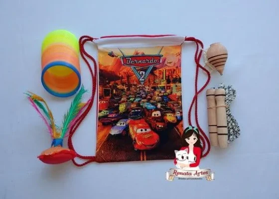 Mochila Boa Infância Tema Carros